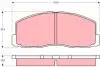 Тормозные колодки дисковые ISUZU (GM) - LONSDALE - MITSUBISHI Aska/YD/Colt/Cordia/Galant/Lancer/Lanc TRW GDB355 (фото 1)