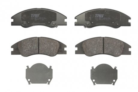 Комплект тормозных накладок для дисковых тормозов. TRW GDB3635