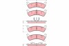 Тормозные колодки, дисковый тормоз.) TRW GDB4123 (фото 1)