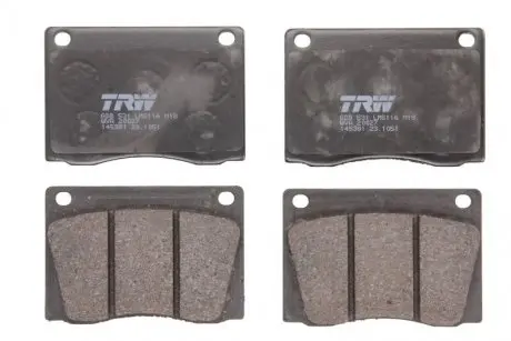 Тормозные колодки, дисковые. TRW GDB531