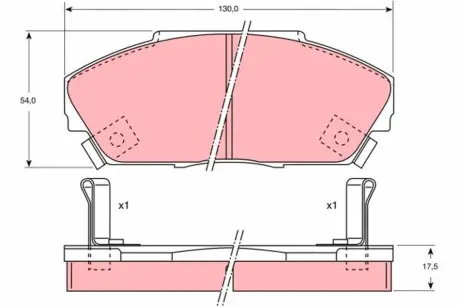 Автозапчасть TRW GDB733