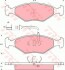 Гальмівні колодки, дискове гальмо (набір) TRW GDB960 (фото 1)