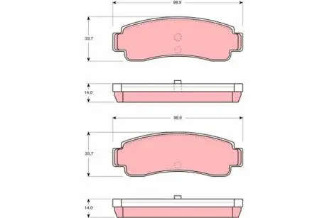 Автозапчасть TRW GDB982