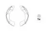 Гальмівна колодка JEEP CHEROKEE, GRAND CHEROKEE I, WRANGLER II 2.4-5.9 09.91-01.08 TRW GS8865 (фото 1)