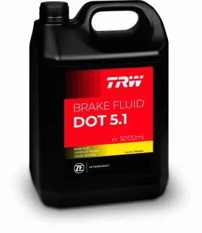 Гальмівна рідина DOT5.1 (5L) [сухість: 269°C, вологість: 167°C, вязкість: 810мм²/с] TRW PFB505SE (фото 1)