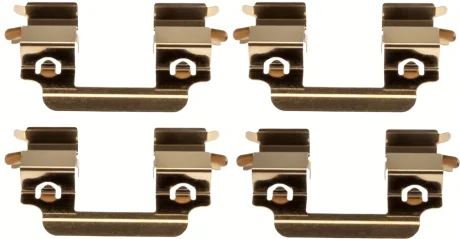 Монтажний набір гальмівних колодок задн LAND ROVER DISCOVERY III, DISCOVERY IV, RANGE ROVER III, RANGE ROVER SPORT I 2.7D-5.0 03.02-12.18 TRW PFK738