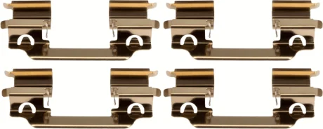 Монтажний набір гальмівних колодок передн MERCEDES A (W169), AMG GT (C190), AMG GT (R190), AMG GT (X290), B SPORTS TOURER (W245), C (A205), C (C204), C (C205), C T-MODEL (S204) 1.2-Electric 09.04- TRW PFK807