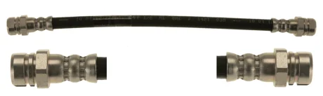 Гальмівний шланг гнучкий задн Лів/Прав (довжина 268мм, M10x1/M10x1) SKODA YETI, VW EOS, SCIROCCO, SCIROCCO III 1.2-3.6 03.06-12.17 TRW PHA590