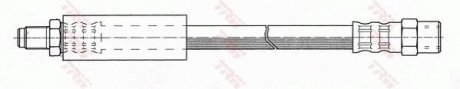 Шланг тормозной TRW PHB238 (фото 1)