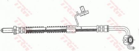 Шланг тормозной TRW PHD344 (фото 1)