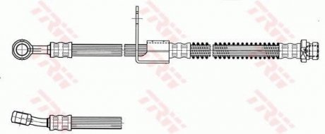 Шланг тормозной TRW PHD958