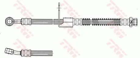 Шланг тормозной TRW PHD958