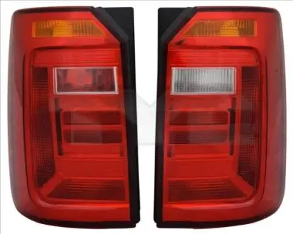Ліхтар задній Лів (колір скла червон, з одними задніми дверима) VW CADDY IV 05.15-12.19 TYC 1112972012