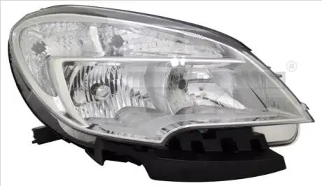 Фара OPEL MOKKA A 12-16 LEWY ELEKTRYCZNY Z ЊWIATЈEM DO JAZDY DZIENNEJ Z SILNICZKIEM CHROM HB3/H7/W21/5W 20-16072-05-2 TYC 2016072052