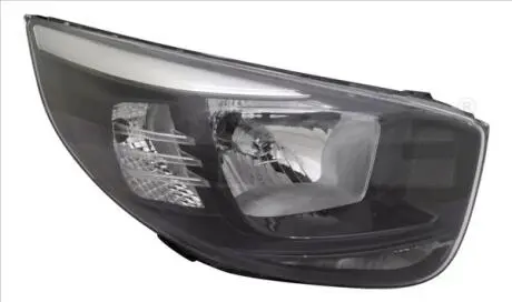 Фара Прав (H4, електричн, з мотором) KIA PICANTO III 04.17-05.20 TYC 2016141052