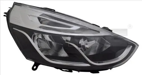 Фара Прав (H1/H7, електричн, з мотором, колір відбивача: хром) RENAULT CLIO IV Ph II 06.16-09.19 TYC 2017017052