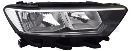 Фара Лів (H7/H7, електричн, з мотором) VW T-ROC 07.17-03.22 TYC 2017524052