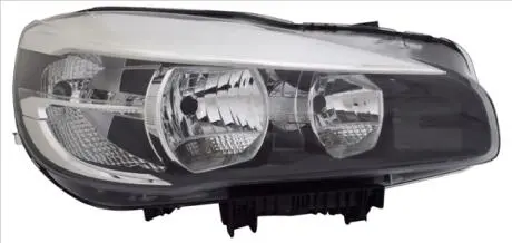 Фара Прав (H7/H7/LED, електричн, з мотором) BMW 2 Active Tourer F45, F46 09.14- TYC 2017525069