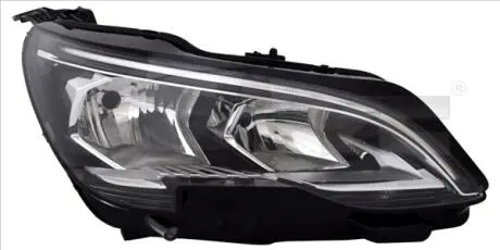 Фара Прав (H7/HB3/LED, з мотором, без контролера LED) PEUGEOT 3008 P84, 5008 T87 05.16-12.20 TYC 2017843062