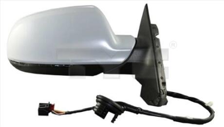 Зеркало AUDI A3 10-12 3D PRAWE ELEKTRYCZNE PODGRZEWANE DO MALOWANIA Z KIERUNKOWSKAZEM WYPUKЈE 302-0093 TYC 3020093