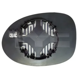 Скло дзеркала зовнішнього Прав (опукле, обігрів) RENAULT TWINGO I, TWINGO I/HATCHBACK 03.93-06.07 TYC 32801691