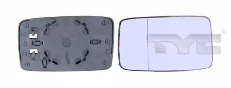 Стекло зеркала наружного TYC 33100041