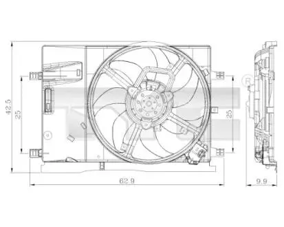 Автозапчасть TYC 8090018