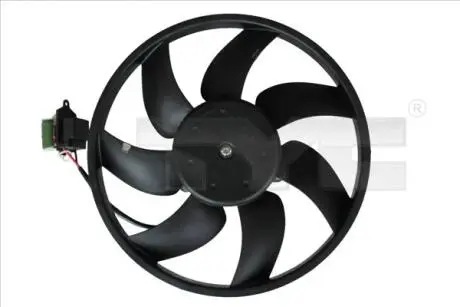 Вентилятор радіатора SEAT MII, SKODA CITIGO, VW LOAD UP, UP! 1.0/1.0CNG/Electric 08.11- TYC 8370050