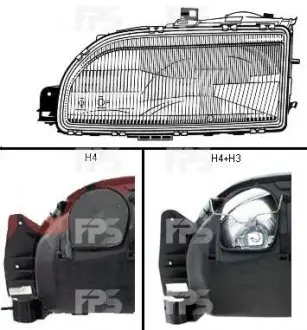 Фара передняя TYC FP 2551 R1-T