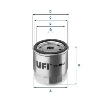 Масляный фильтр UFI 23.105.00