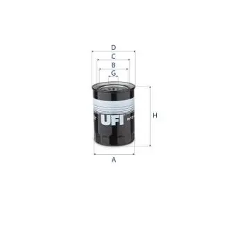 Масляный фильтр UFI 23.121.00