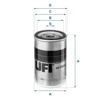 Масляний фільтр UFI 23.130.02