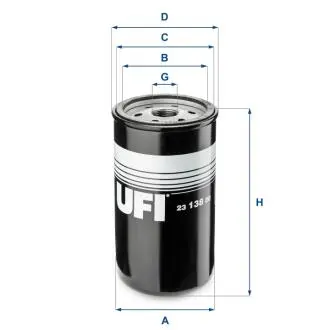 Фільтр оливний UFI 2313800