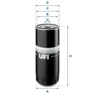 Фильтр масла UFI 2314400