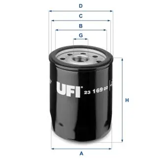 Фільтр масла UFI 2316900