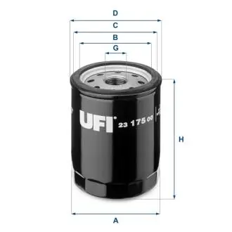 Масляный фильтр UFI 23.175.00