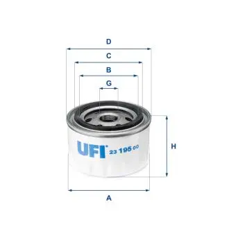 Фильтр масляный UFI 2319500