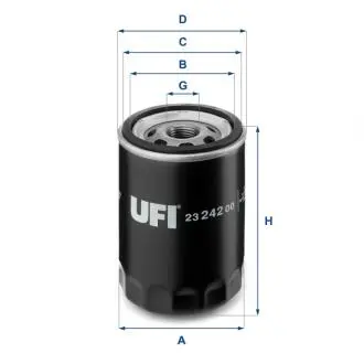 Масляный фильтр UFI 23.242.00