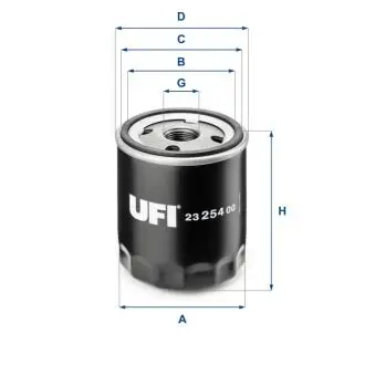 Масляний фільтр UFI 23.254.00