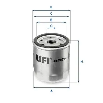 Фільтр масла UFI 2328700