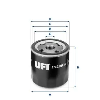 Масляный фильтр UFI 23.299.00