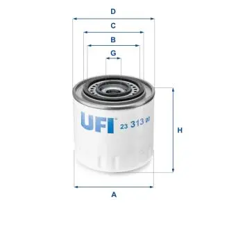 Фото фильтр масляный UFI 2331300 Фильтр масляный UFI 2331300