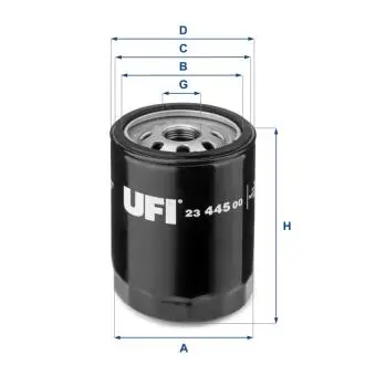 Масляный фильтр UFI 23.445.00