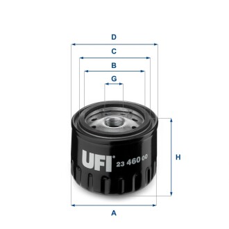 Фільтр масла UFI 2346000