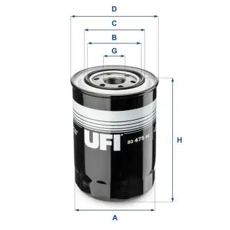 Масляный фильтр UFI 23.475.00