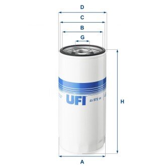 Фільтр масляний UFI 23.572.00