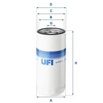 Фільтр масляний UFI 23.572.00