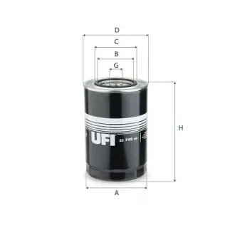 Масляний фільтр UFI 2374500