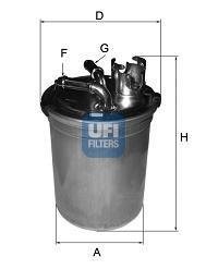 Фильтр топлива UFI 2400400 (фото 1)