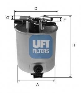 Фильтр топлива UFI 2402501 (фото 1)
